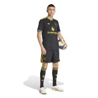 adidas Manchester United 3rd Shorts 25/26 Herren - schwarz/gelb