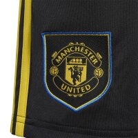 adidas Manchester United 3rd Shorts 25/26 Kinder - schwarz/gelb