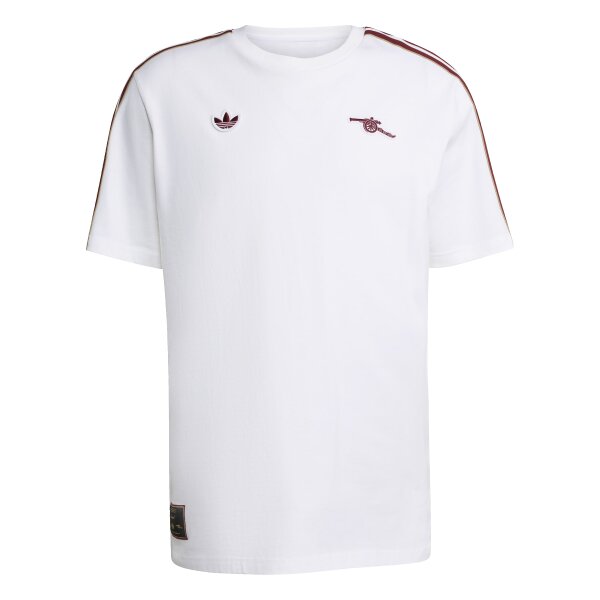 adidas FC Arsenal Terrace Icons T-Shirt 25/26 Herren - weiß/rot