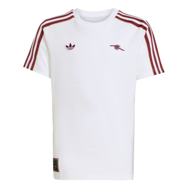 adidas FC Arsenal London Terrace Icons T-Shirt 25/26 Kinder - weiß/rot