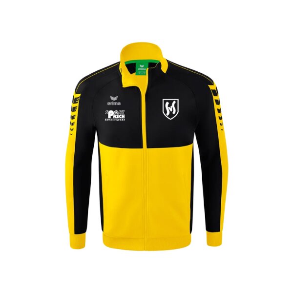 SV Schlebusch x Erima Six Wings Worker Jacke Kinder - gelb/schwarz
