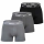 Nike Boxer Shorts Herren 3er Pack - schwarz/grau/hellgrau