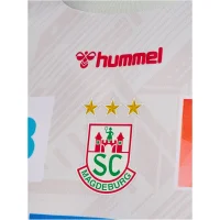 hummel SC Magdeburg Trikot Away 25/26 Kinder - weiß/rot/grün