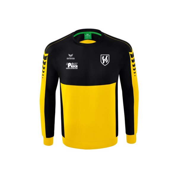 SV Schlebusch x Erima Six Wings Sweatshirt Herren - gelb/schwarz