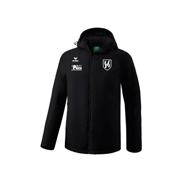 SV Schlebusch x Erima Team Winterjacke Kinder - schwarz