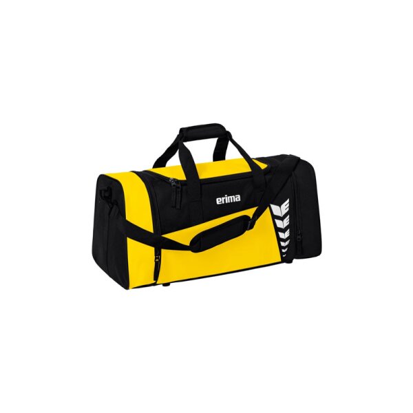 SV Schlebusch x Erima Six Wings Sporttasche - gelb/schwarz