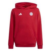 adidas FC Bayern München Hoodie Kinder - rot/weiß