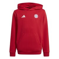adidas FC Bayern München Hoodie Kinder - rot/weiß