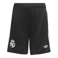 adidas Real Madrid Ausweich-Torhütertrikotset 25/26 Kinder - schwarz/weiß