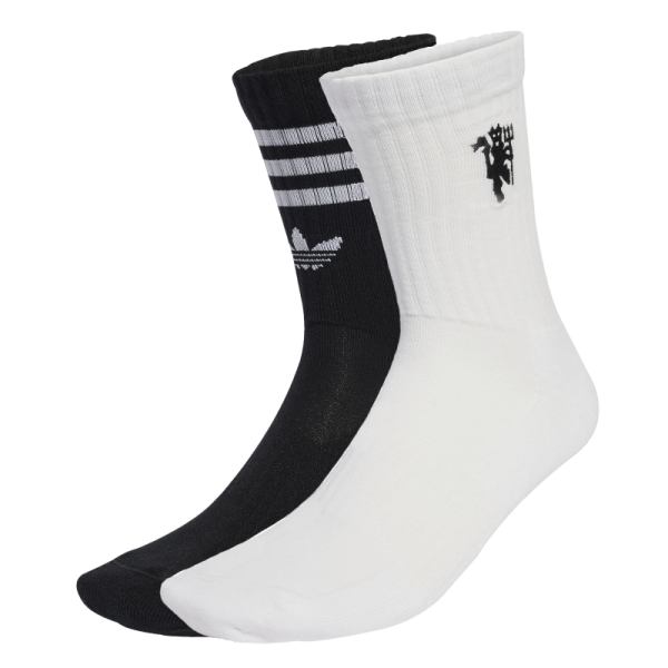 adidas Manchester United 2er Pack Socken - weiß/schwarz