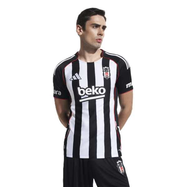 adidas Besiktas JK Trikot Away 25/26 Herren - schwarz/weiß/rot
