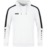 Jako Power Hoodie Kinder - weiß/schwarz