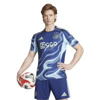 adidas Ajax Amsterdam Away Trikot 25/26 Herren - blau/hellblau/gelb