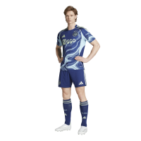 adidas Ajax Amsterdam Away Trikot 25/26 Herren - blau/hellblau/gelb