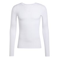 adidas Techfit Funktionsshirt Langarm Herren - weiß