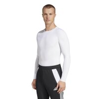 adidas Techfit Funktionsshirt Langarm Herren - weiß