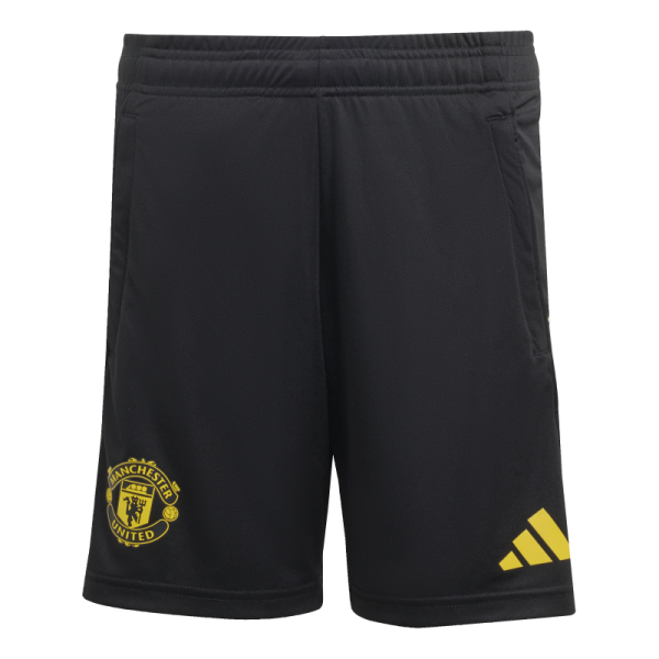 adidas Manchester United Tiro 25 Competition Trainingsshorts 25/26 Kinder - schwarz/gelb/blau