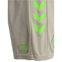 hummel SV Werder Bremen Shorts Away 25/26 Kinder - beige/grün