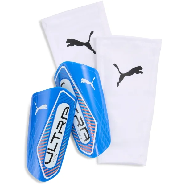 Puma Ultra Light Sleeve Schienbeinschoner - blau/weiß/rot
