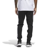 adidas Essentials 3-Streifen Fleecehose Herren - black