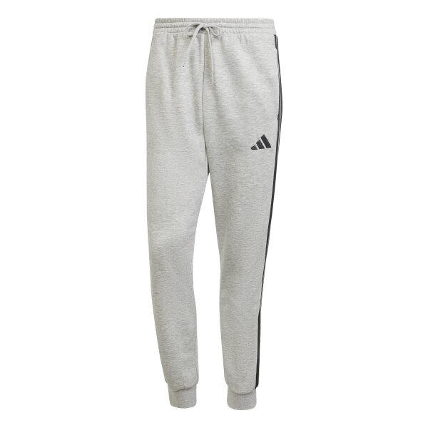 adidas Essentials 3-Streifen Fleecehose Herren - medium grey heather