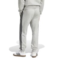 adidas Essentials 3-Streifen Fleecehose Herren - medium grey heather