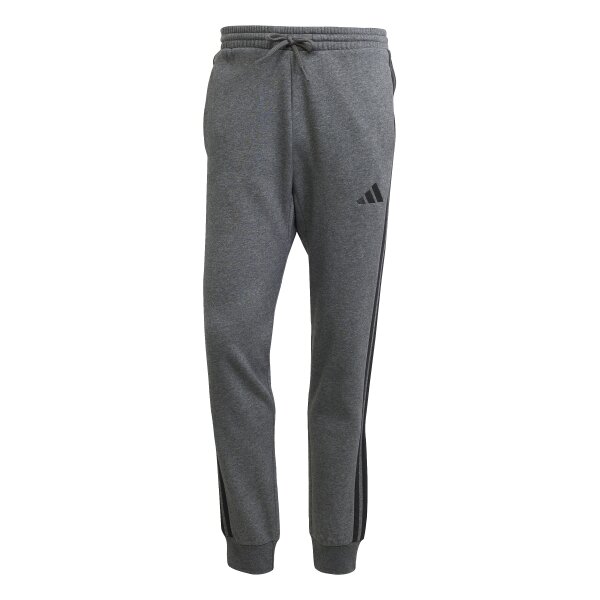 adidas Essentials Fleece 3-Stripes Traningshose Herren - dark grey heather