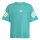 adidas Future Icons 3-Streifen Kids T-Shirt Kinder - türkis/weiß