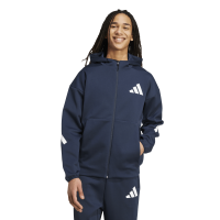 adidas Z.N.E. Zip-Hoodie Herren - navy/weiß