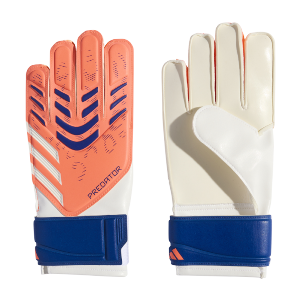 adidas Predator Training Torwarthandschuhe Kinder - orange/blau/weiß