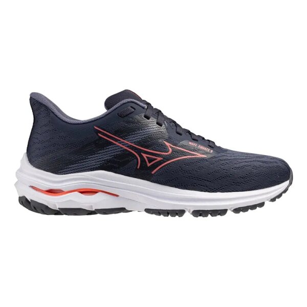 Mizuno Wave Equate 9 Laufschuhe Damen - grau/coral/blau - 42