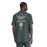 adidas Juventus Turin Terrace Icons T-Shirt 25/26 Herren - grün/weiß