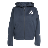 adidas Z.N.E. Zip-Hoodie Damen - navy/weiß