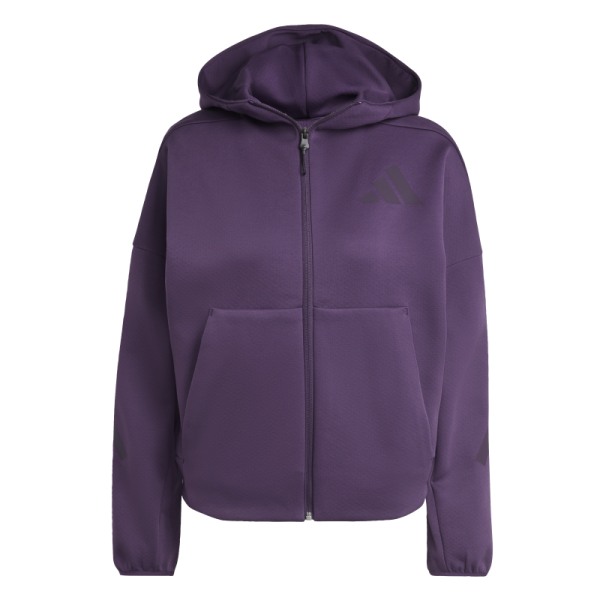 adidas Z.N.E. Zip-Hoodie Damen - lila
