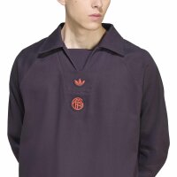 adidas FC Bayern München Terrace Icons Drill Top 25/26 Herren - lila/orange