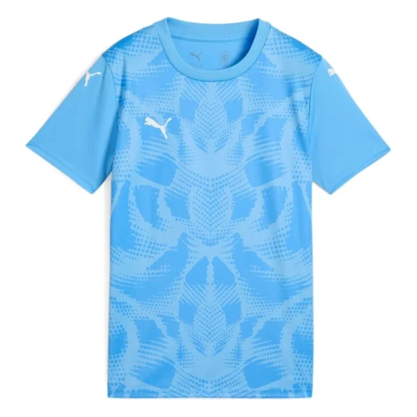 Puma teamULTIMATE Trikot Kinder - hellblau/weiß