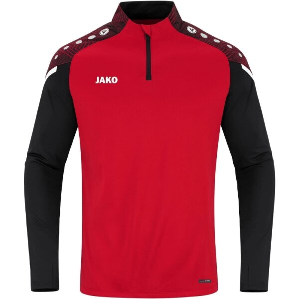 Jako Performance Ziptop Herren - rot/schwarz - M