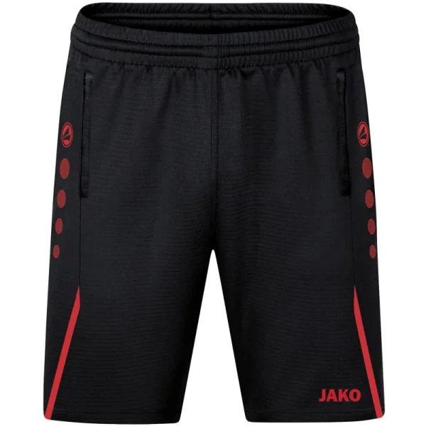 Jako Challenge Trainingsshorts Herren - schwarz/rot