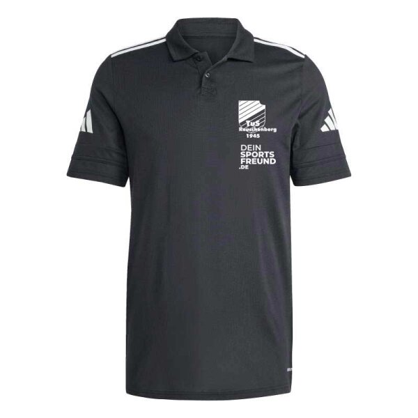 TuS Reuschenberg x adidas Squadra 25 Cotton Poloshirt Herren - schwarz/weiß