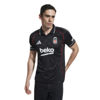 adidas Besiktas JK Trikot Ausweichtrikot 25/26 Herren - schwarz/rot/weiß
