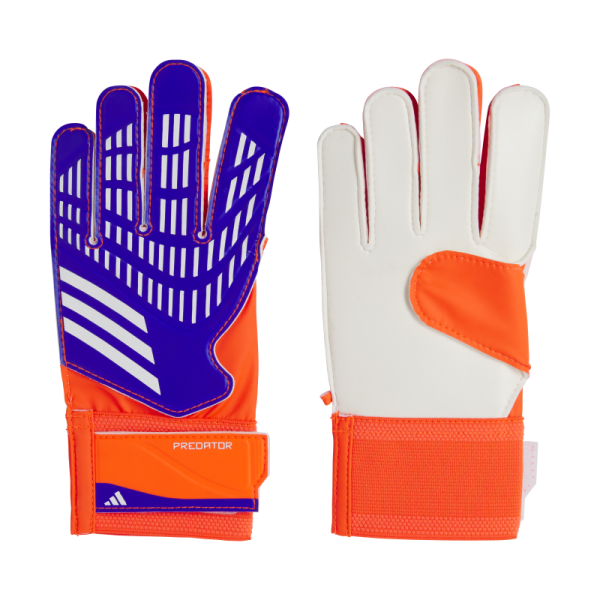adidas Predator Training Torwarthandschuhe Kinder - blau/weiß/orange