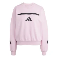 adidas Z.N.E. Sweatshirt Damen - rosa/schwarz