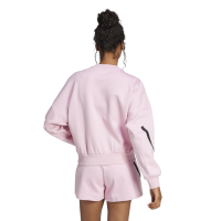 adidas Z.N.E. Sweatshirt Damen - rosa/schwarz