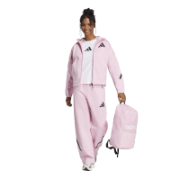 adidas Z.N.E. Zip-Hoodie Damen - rosa/schwarz