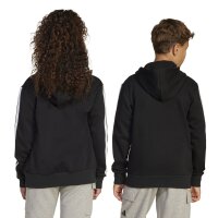 adidas Essentials Kapuzenjacke Kinder - schwarz/weiß