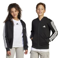 adidas Essentials Kapuzenjacke Kinder - schwarz/weiß