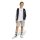adidas Essentials Kapuzenjacke Kinder - schwarz/weiß
