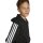 adidas Essentials Kapuzenjacke Kinder - schwarz/weiß