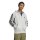 adidas Essentials 3-Streifen Kapuzenjacke Herren - hellgrau/schwarz