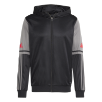 adidas Squadra 25 Kapuzenjacke Herren - schwarz/grau/rot